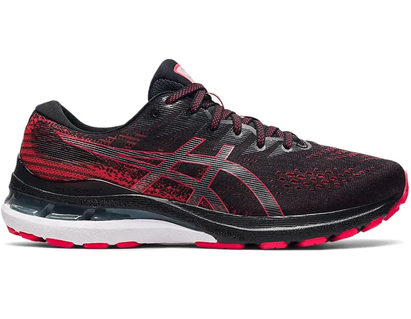 Asics Men's GEL-Kayano 28 Black/Red UK 10